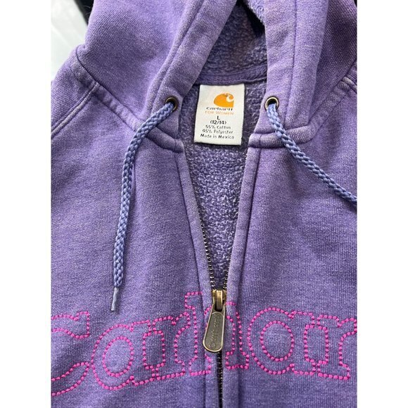 CARHARTT FULL ZIP HOODIE SIZE L | C1 - Picture 3 of 5